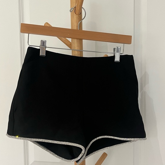 Dynamite- Rhinestone Micro Mini Shorts - Picture 2 of 3